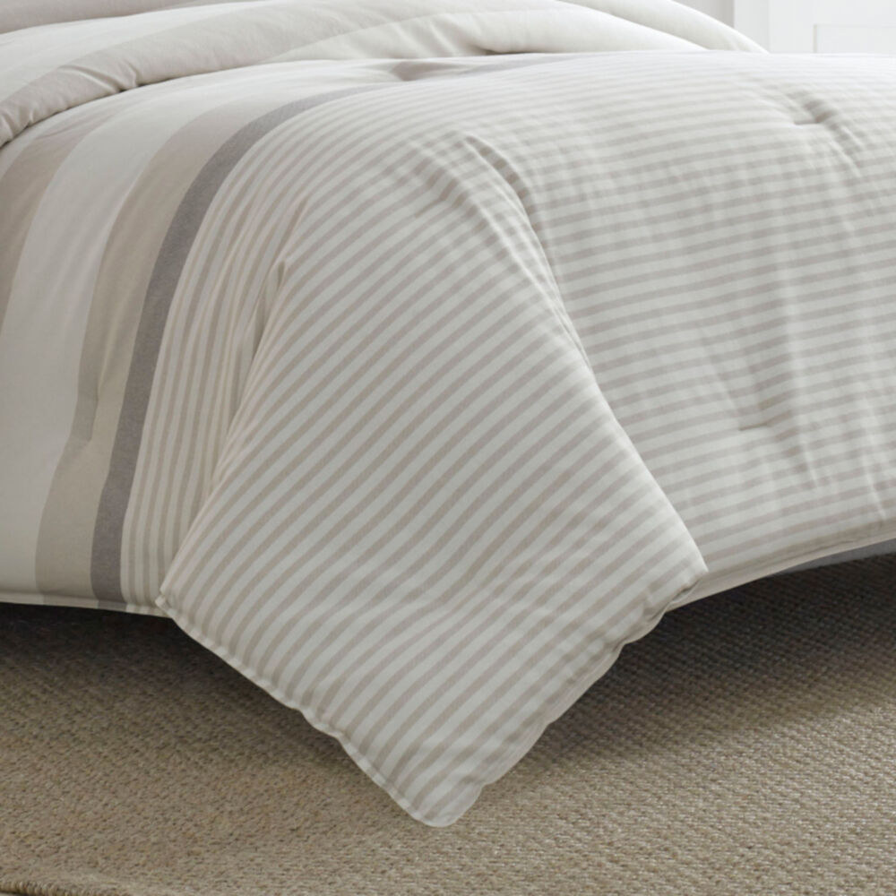 SAYBROOK KING DUVET COVER SET,Tan,large