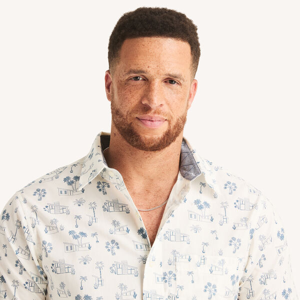 Big & Tall Printed Short-Sleeve Shirt