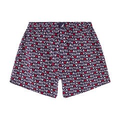 LOGO PRINT WOVEN BOXER,Delphinium Blue,large