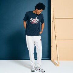 Eddie Win x Nautica Crewneck T-Shirt,Navy,large