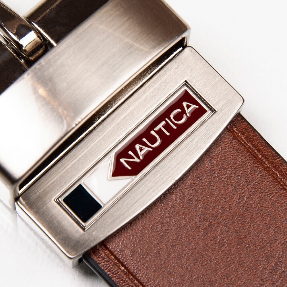 Enamel Logo Belt,Raw Umber,large