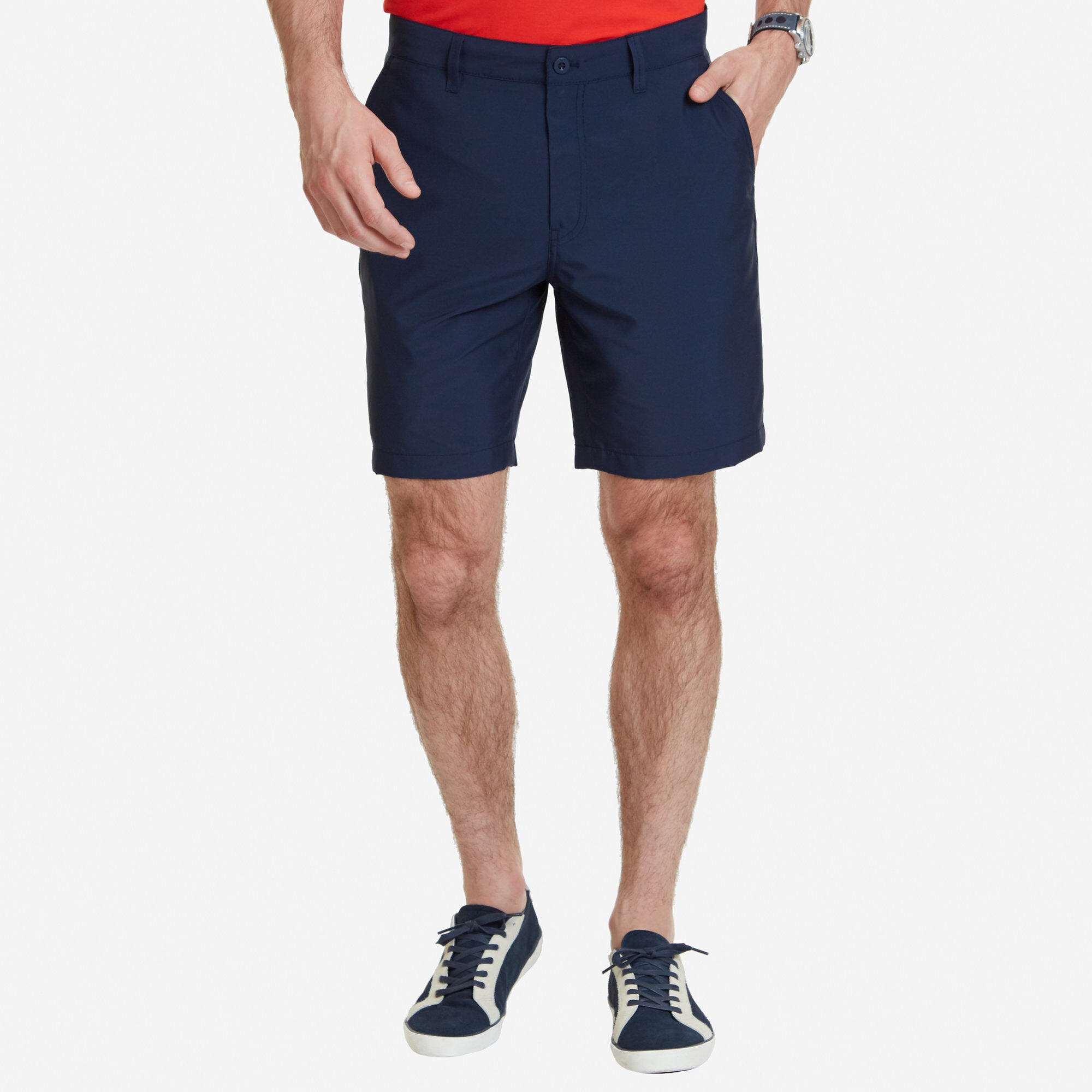 Classic Fit Quick Dry Short,Navy,large