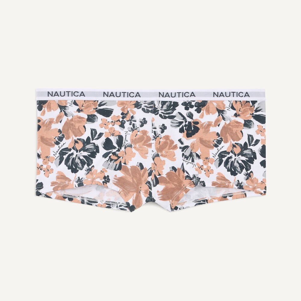 Stretch-Cotton Boyshort, 5-Pack,Grey Heather,large