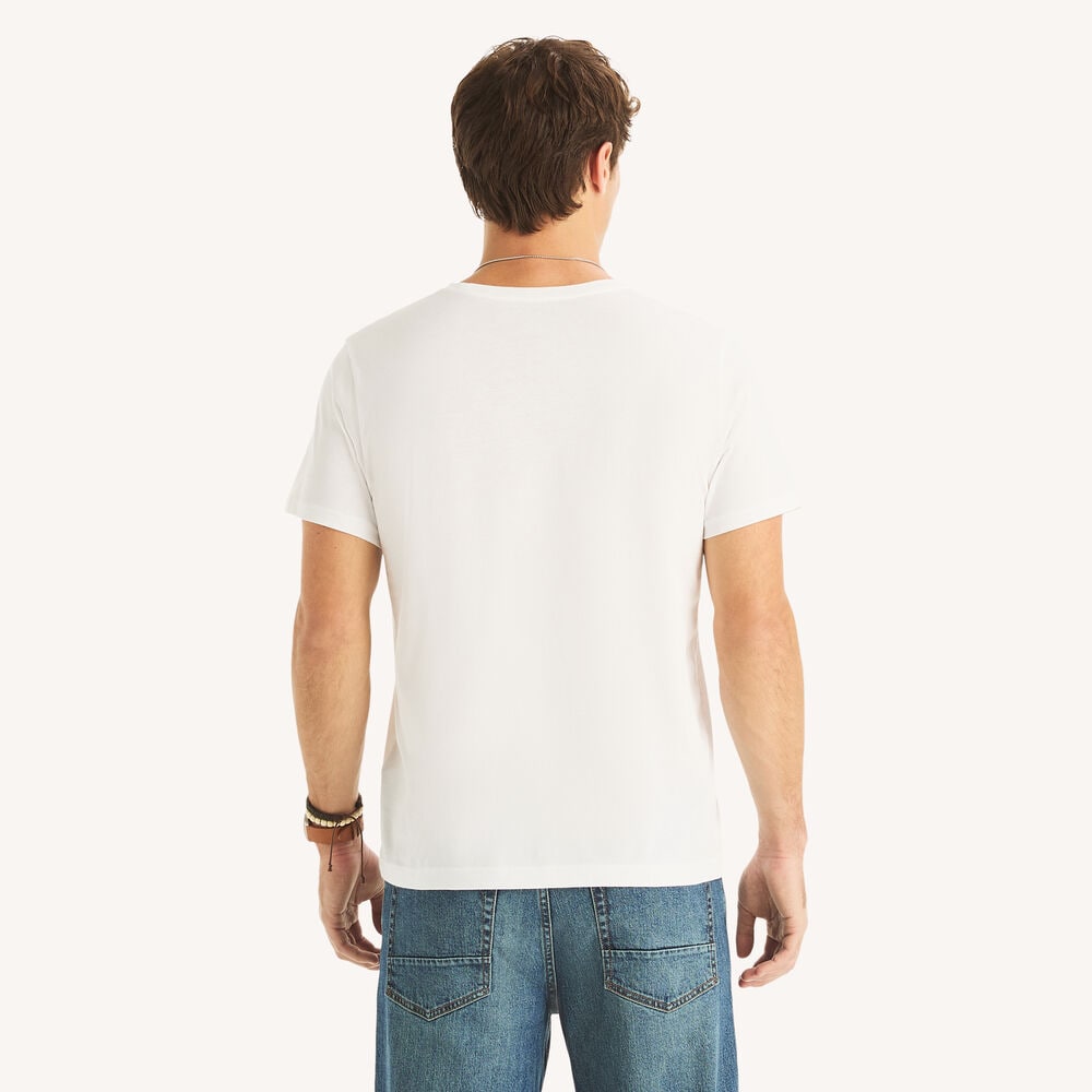 Modern Maritime Graphic T-Shirt,Bright White,large