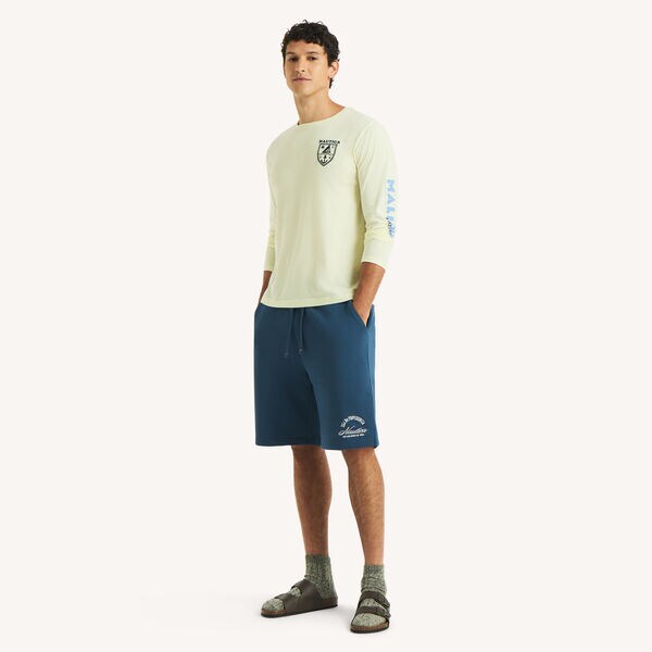  Long-Sleeve Embroidered Graphic T-Shirt