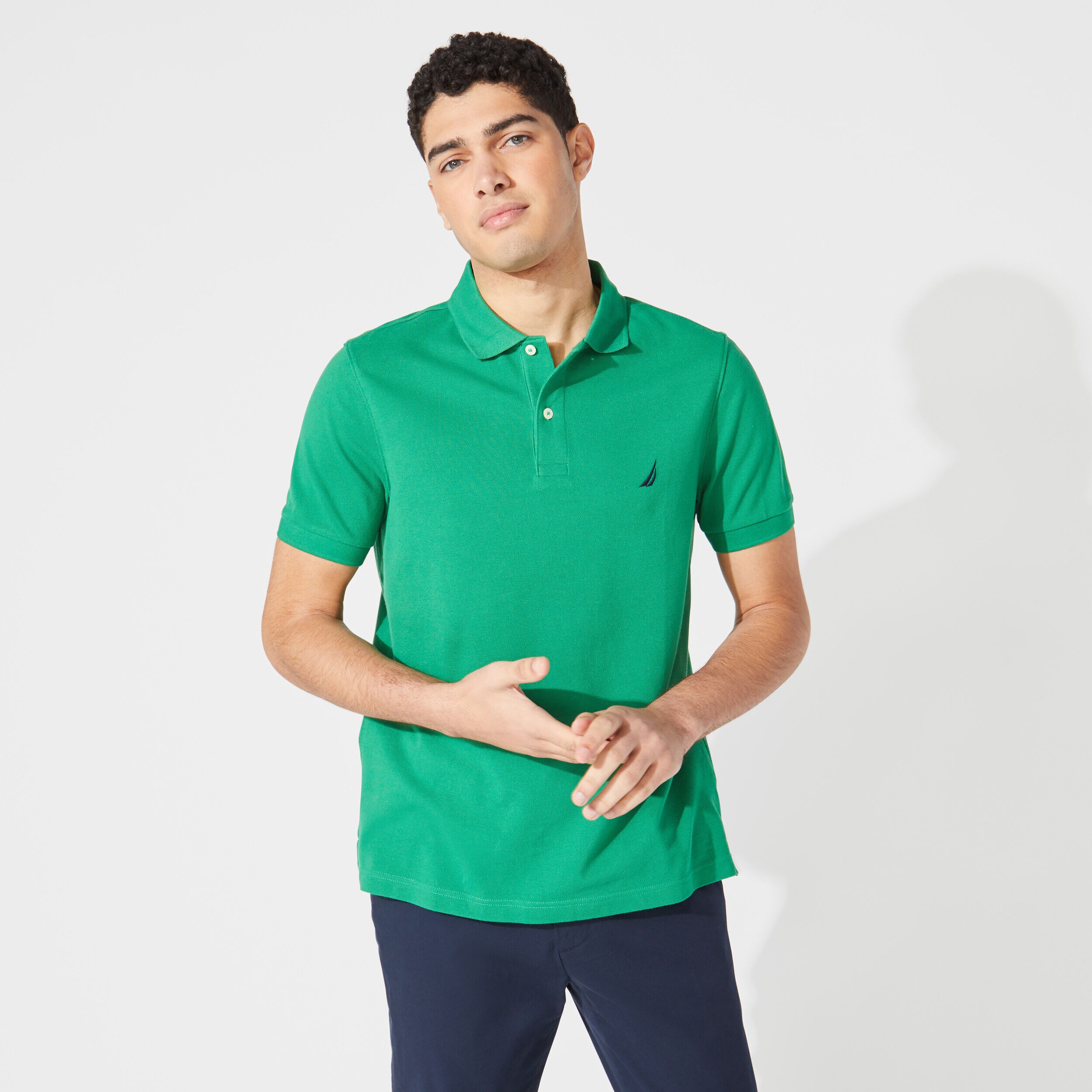 nautica slim fit polo