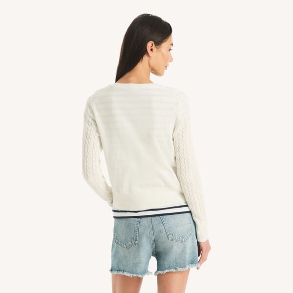 Cable-Knit Cardigan