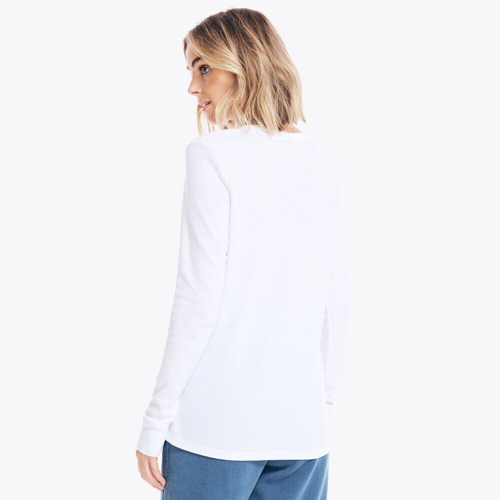 LONG-SLEEVE V-NECK THERMAL ,Vanilla,large