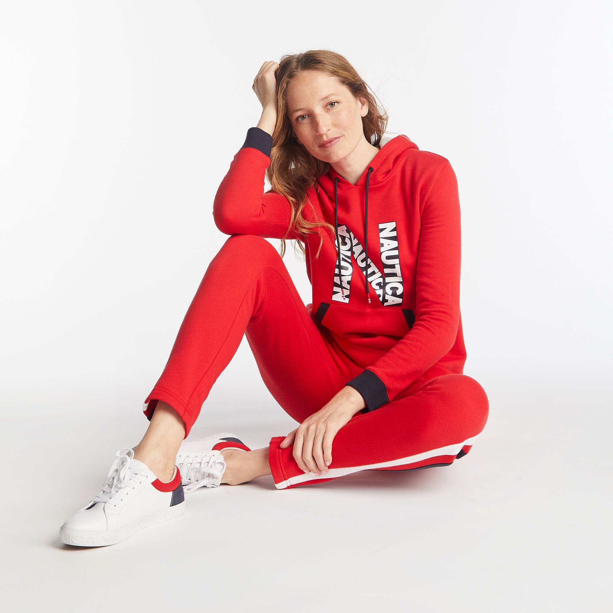 N-LOGO PULLOVER HOODIE,Tomales Red,large
