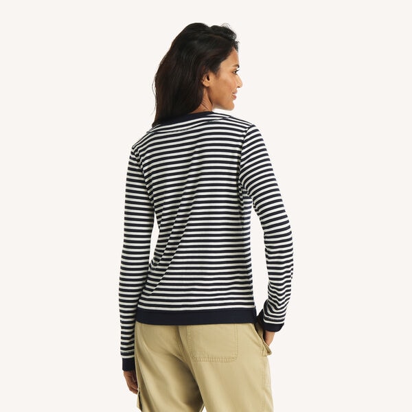 Striped  Cardigan