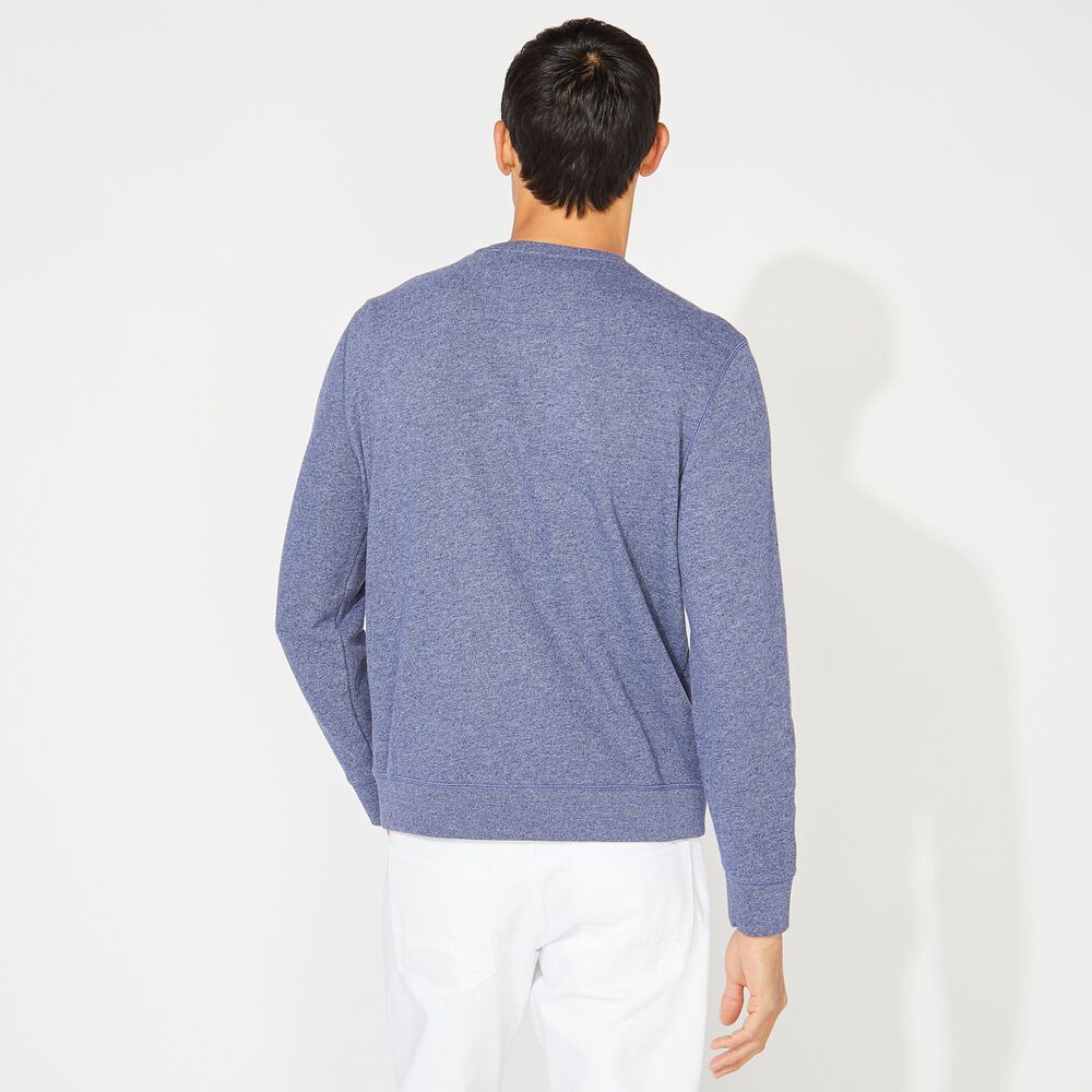 SOLID CREWNECK SWEATSHIRT,J Navy,large