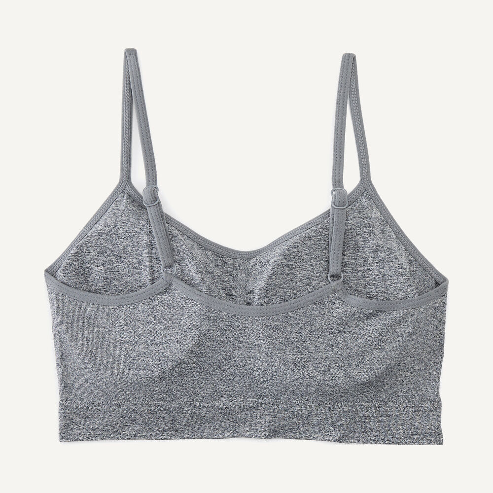 Seamless Bralette, 3-Pack,Workshirt Blue,large