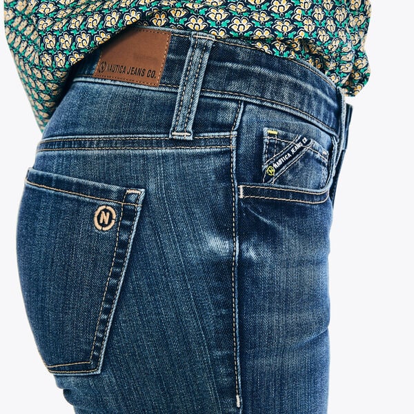 True Flex Mid-Rise Bootcut Denim
