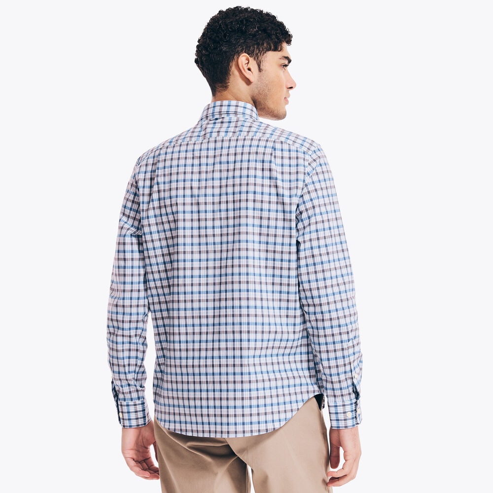 NAVTECH PLAID SHIRT,Castlerock Grey,large