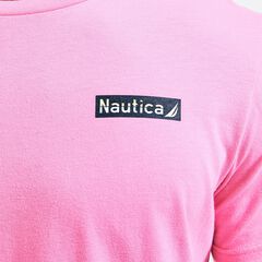 SUSTAINABLY CRAFTED FLAG GRAPHIC T-SHIRT,Carnation Pink,large