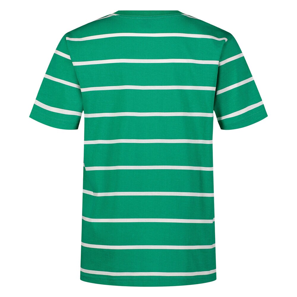 Little Boys' Retro Striped Graphic T-Shirt (4-7),Galley Green,large