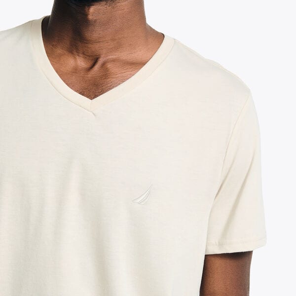 Heather V-Neck Deck T-Shirt