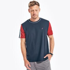 NAVTECH SUSTAINABLY CRAFTED CREWNECK T-SHIRT,Navy,large