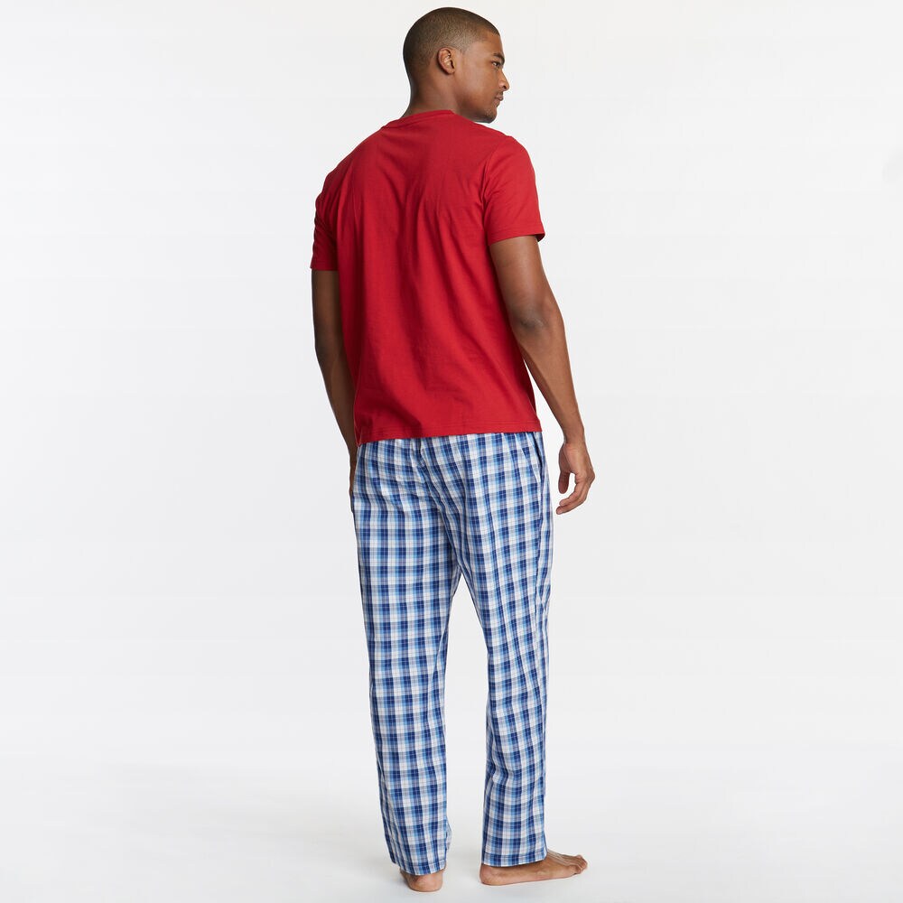 Short Sleeve Pajama Set,Nautica Red,large