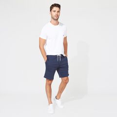 8.5" N83 LOGO KNIT SHORT,Navy,large