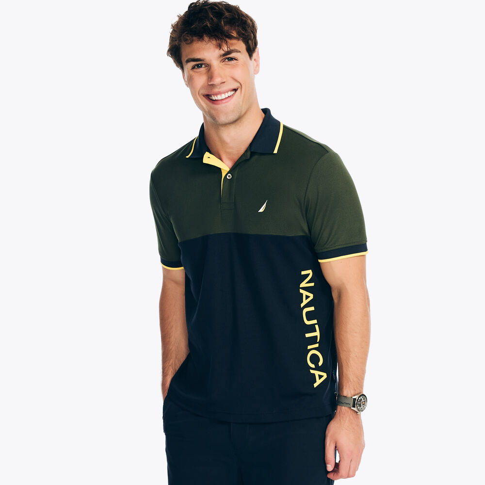 Navtech Classic Fit Polo,Stellar Blue Heather,large