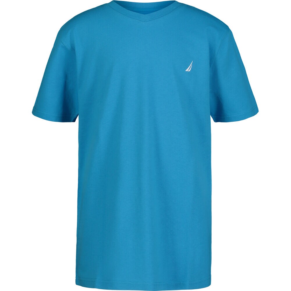 Little Boys' V-Neck T-Shirt (4-7),Hawaiian Ocean,large