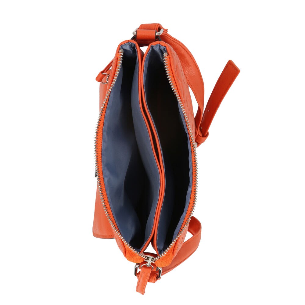 Delray Key Largo Crossbody Bag,Orange,large
