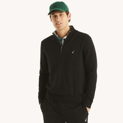 Navtech Quarter-Zip Sweater,True Black,large
