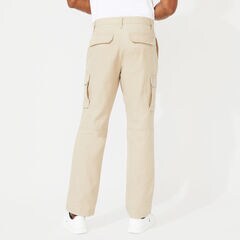 CLASSIC FIT CANVAS CARGO PANTS,True Khaki,large