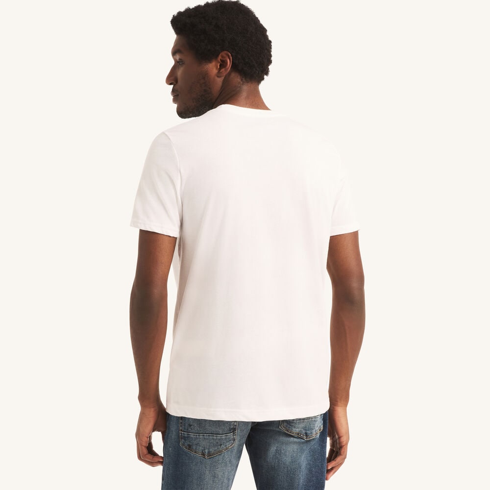 Palm Trees Graphic T-Shirt,Bright White,large