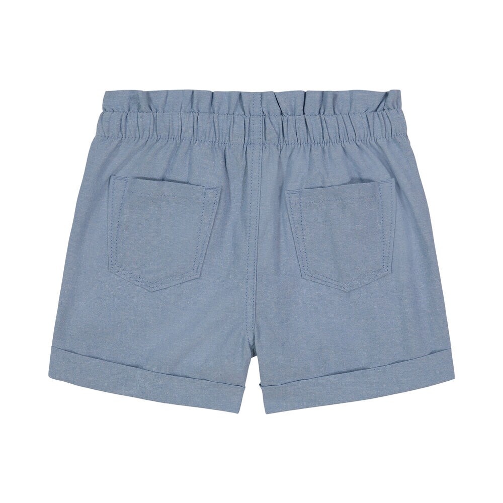 LITTLE GIRLS' PAPERBAG SHORT (4-6x),Nite Sea Heather,large