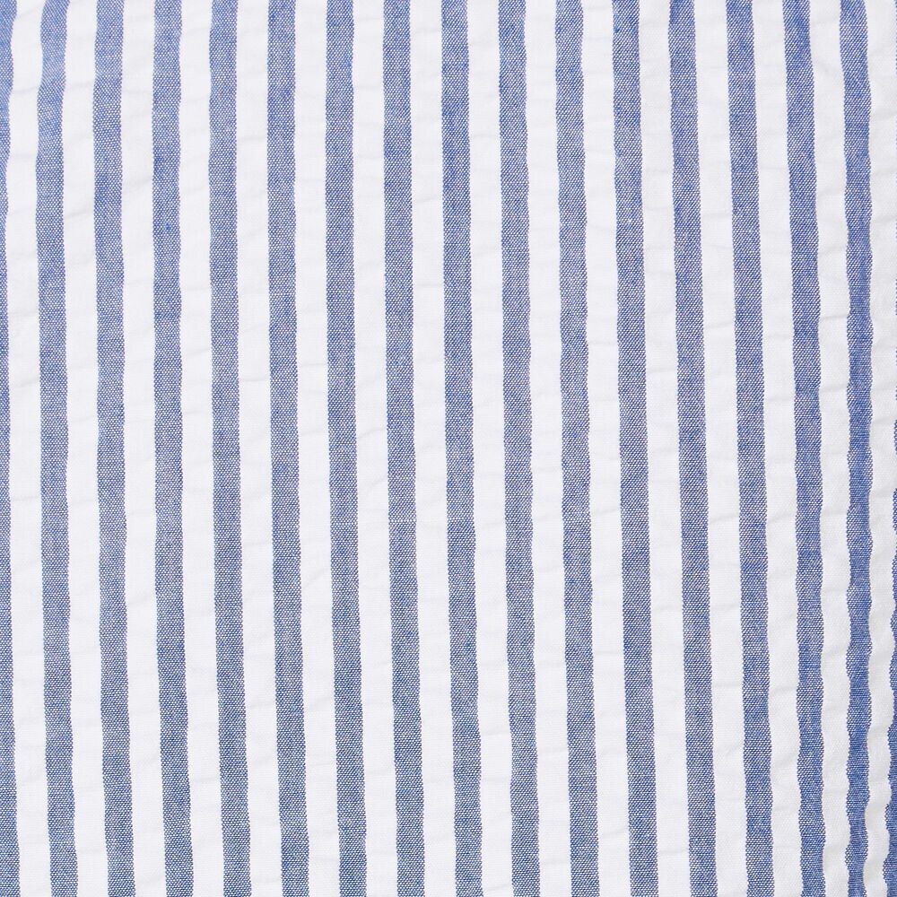 SEERSUCKER STRIPED SHIRT,Windsurf Blue,large