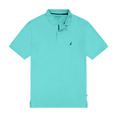 BIG & TALL STRETCH MESH POLO,Pool Side Aqua,large