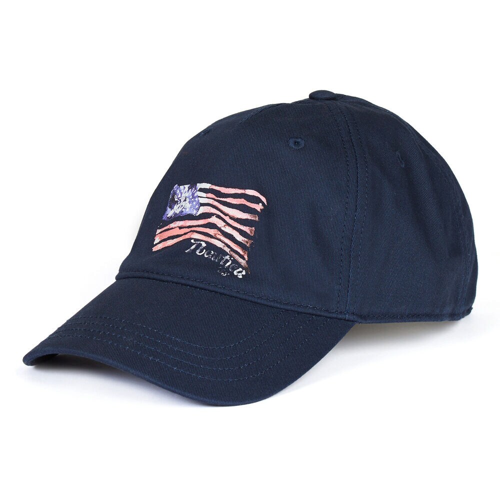 American Flag Baseball Cap,Navy,large