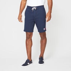 SIDE-STRIPE FLEECE SHORT,Navy,large