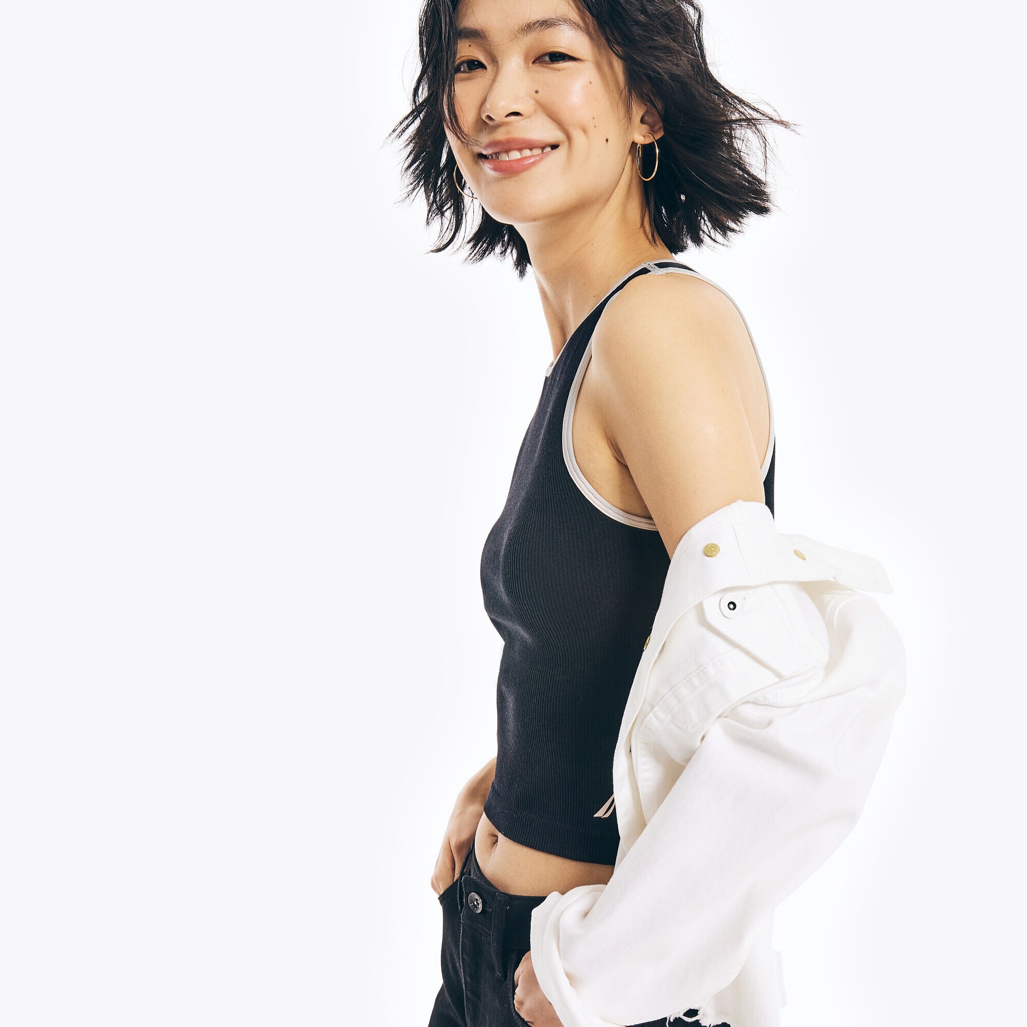 Nautica SEAMLESS RIBBED TANK. 1 Nautica SEAMLESS RIBBED TANK. 1