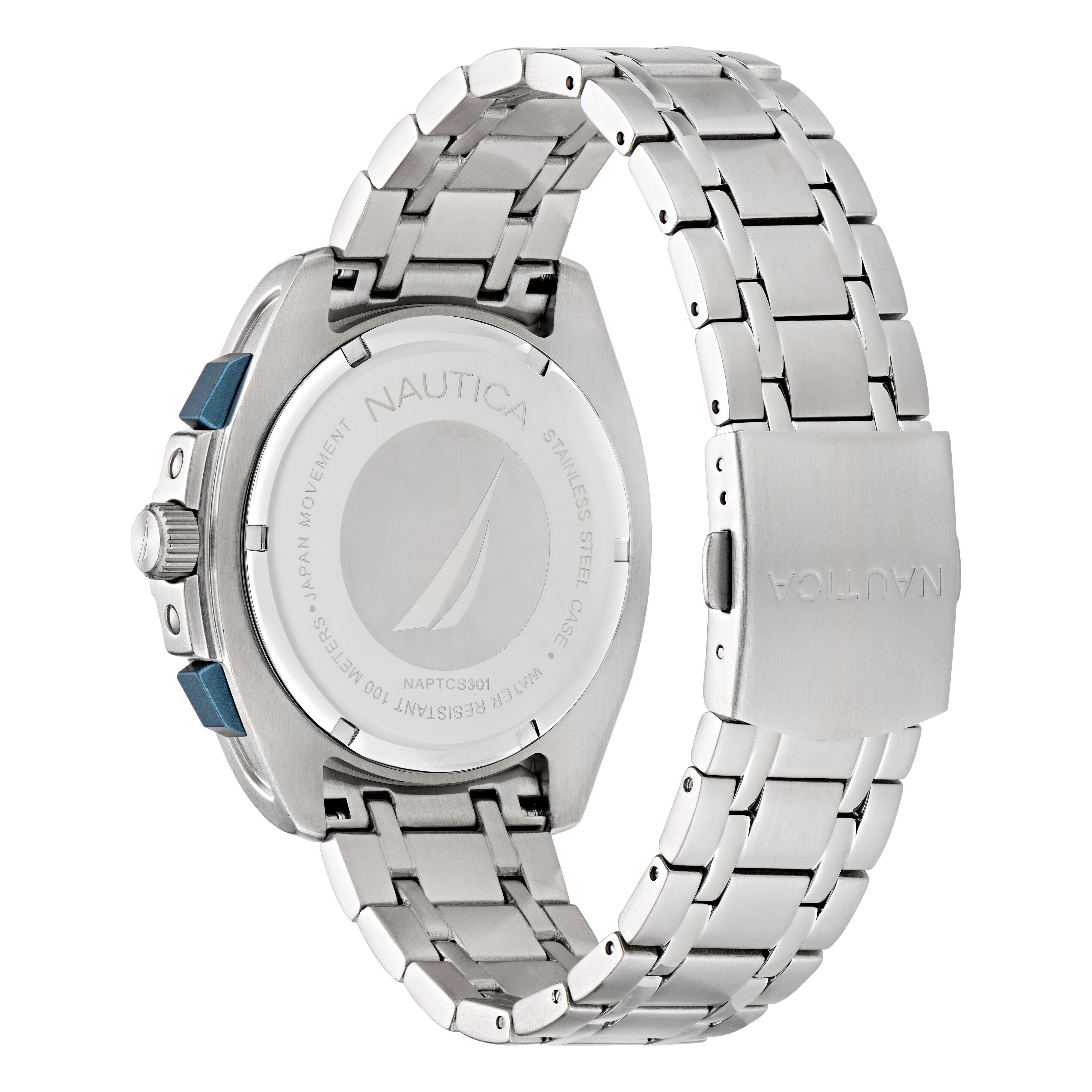 Tin Can Bay Recycled Stainless Steel Chronograph Watch | Nautica