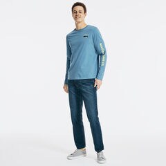 NAUTICA JEANS CO. GRAPHIC LONG-SLEEVE T-SHIRT,Star Sapphire,large