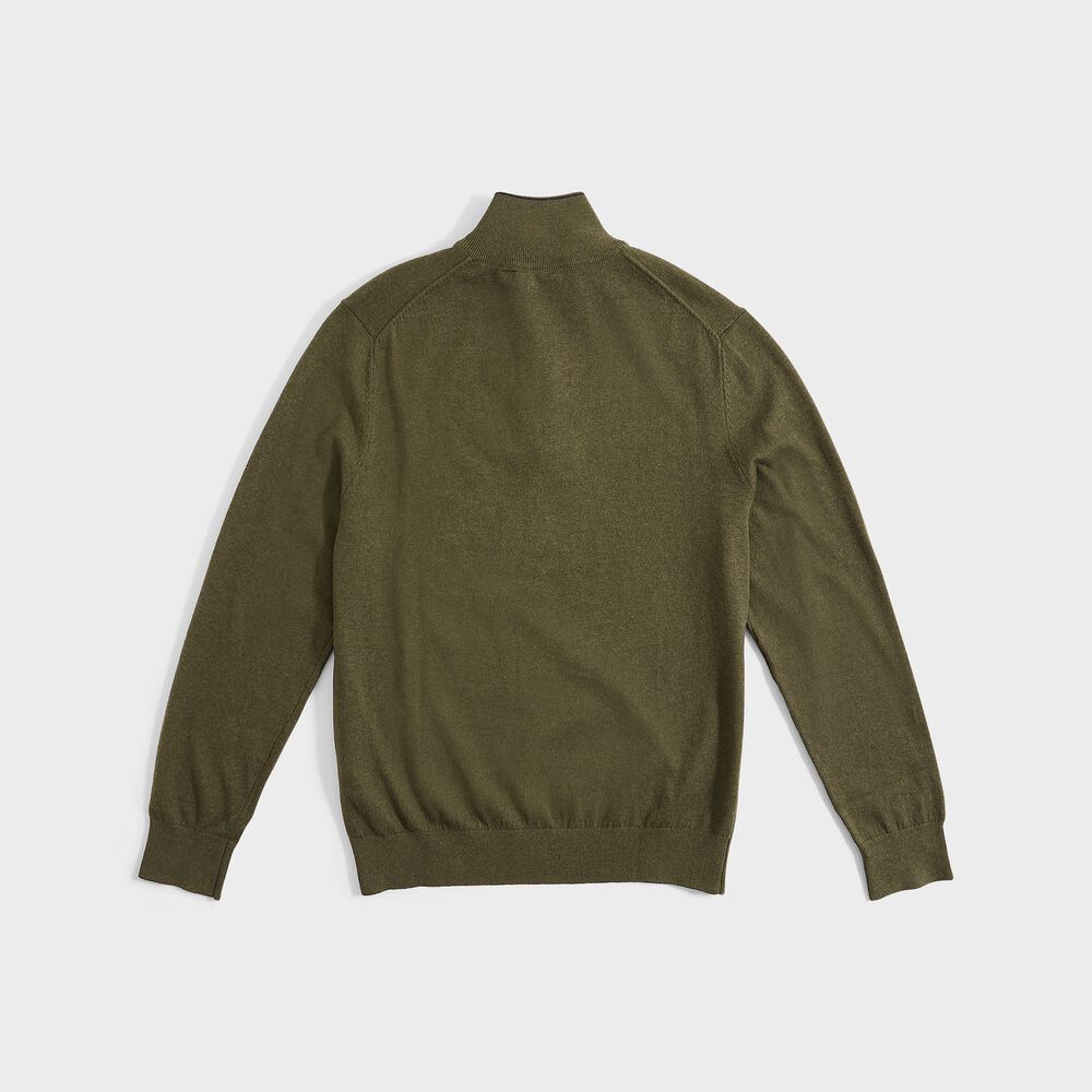 NAVTECH QUARTER-ZIP SWEATER,Dark Hunter,large