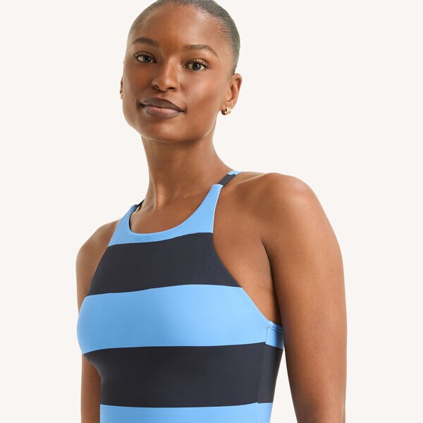 Colorblock One-Piece Swim