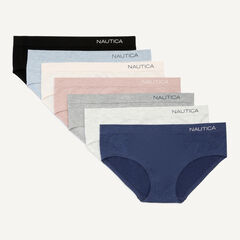 Seamless Hipster Brief, 7-Pack,Grey Heather,large