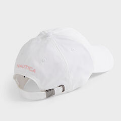 BRAND ICON EMBROIDERED CAP,Bright White,large