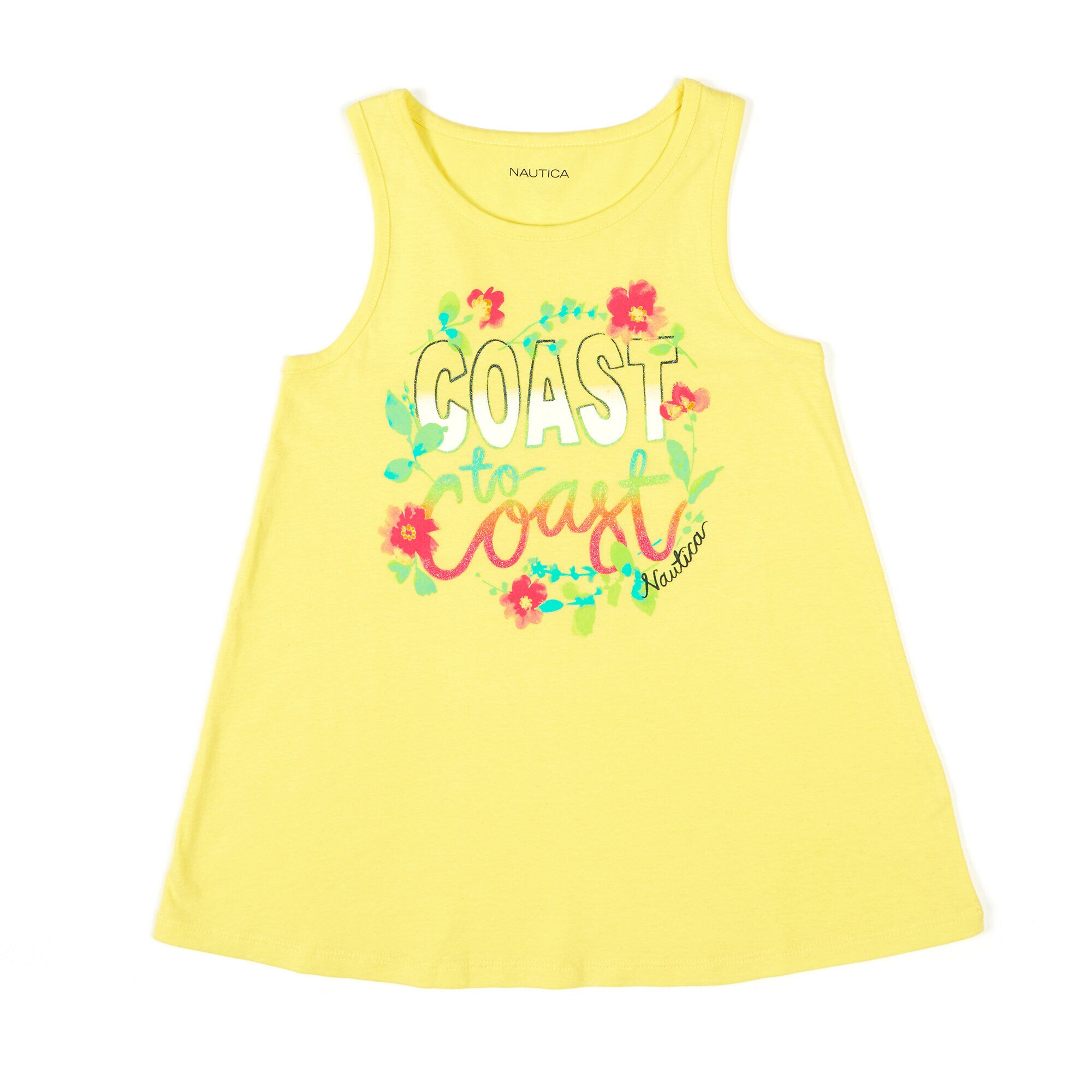 Toddler Girls' Coast-to-Coast Tank (2T-4T),Yellow,large