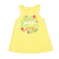 Toddler Girls' Coast-to-Coast Tank (2T-4T),Yellow,large