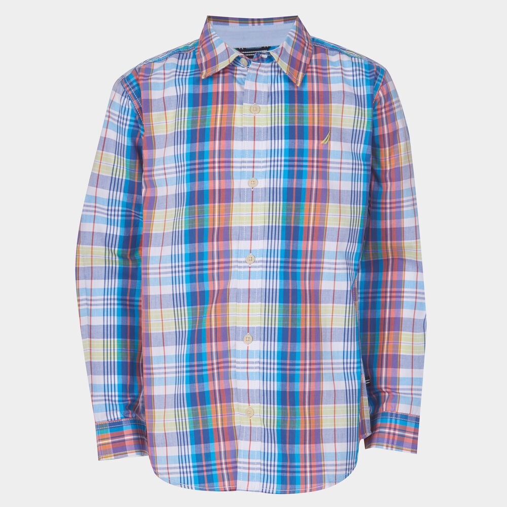 TODDLER BOYS' MAURICIO PLAID WOVEN SHIRT (2T-4T),Tillman Bay,large