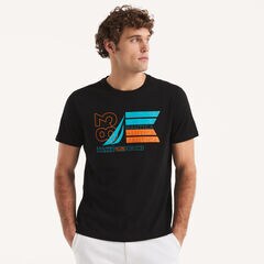 NAUTICA 83 GRAPHIC T-SHIRT,True Black,large