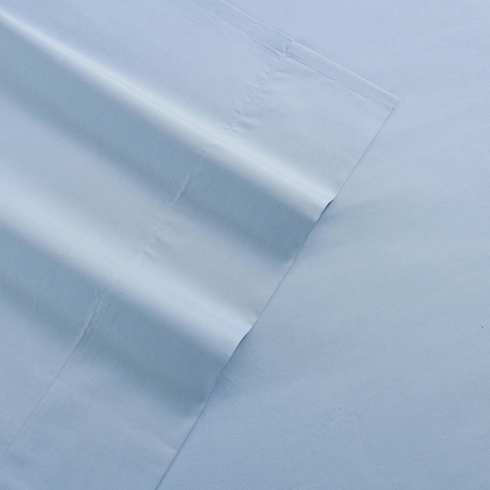Solid Blue Twin Sheet Set,Sea Mist,large