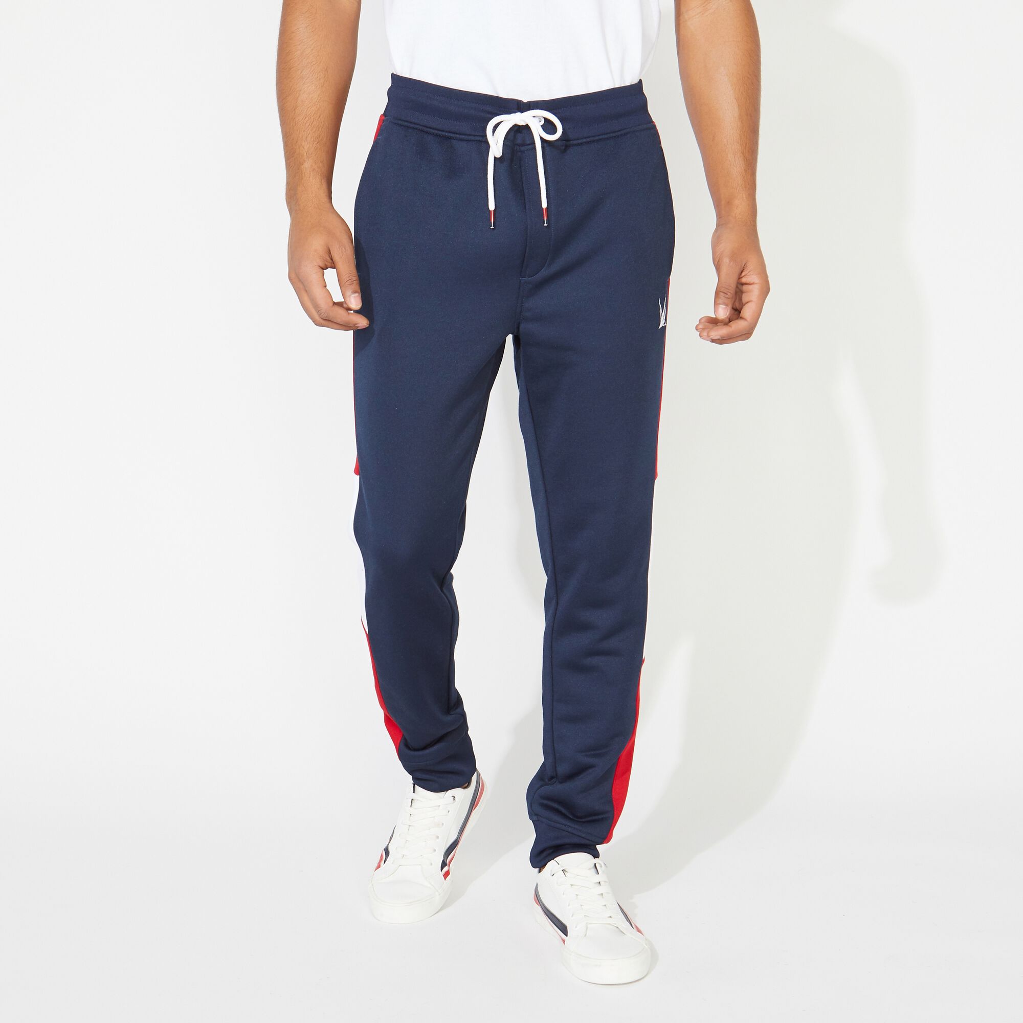 COLORBLOCK SIDE PANEL JOGGER,Navy,large
