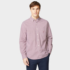 GINGHAM SHIRT,Zinfandel,large