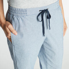 GROVE CLASSIC FIT STRETCH PANTS IN STRIPE ,Nite Sea Heather,large